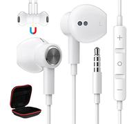 Auriculares con Cable para Xiaomi Poco X6 X5 C75 Redmi Note 14 13 12 Pro 5G,Magnéticos Estéreo Cancelación Ruido 3,5mm Jack Auriculares con Microfono para Samsung Galaxy A25 A15 iPad iPhone 6 OPPO MP4