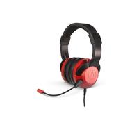 Auriculares con cable POWER A Fusion Crimson: rojo, conector de 3,5 mm, micrófono desmontable