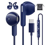 Auriculares con Cable Tipo C HiFi Auriculares USB C para Samsung S26 S25