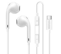 Auriculares con cable USB-C para Google Pixel 10 con micrófono integrado