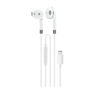 Auriculares con cable y microfono lightning mfi 1,2 mt blanco mooov 493157