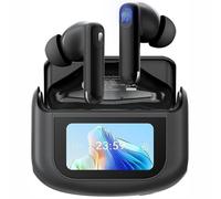 Auriculares con cancelación de ruido ANC/ENC, auriculares inalámbricos Bluetooth Blackview AirBuds 12, pantalla táctil LED, baterí