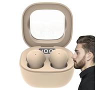 Auriculares con cancelación de ruido - Auriculares de audio portátiles, diseño compacto ligero, carcasa resistente al sudor, salida de alta fidelidad | con funda de carga para teléfono de estudio de