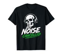 Auriculares con cancelación de Ruido gráfico de Calavera Camiseta