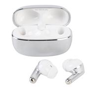 Auriculares con Cancelación de Ruido para Traductor para Aprendizaje de Idiomas, Auriculares de Traducción Multilingüe para Viajes, Estuche de Aleación de Zinc (White)