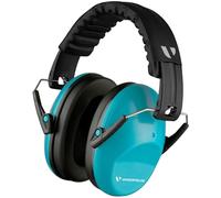 Auriculares con cancelación de ruido prémium Vanderfields - Protección auditiva con reducción de sonido de amplio espectro de 33,2 dB a 2000 Hz - Kopfhörer für Kinder von 3 bis 12 Jahren - Blue Sky