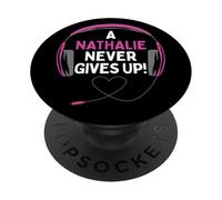 Auriculares con Cita para Juegos A Nathalie Never Give Up PopSockets PopGrip Adhesivo