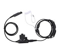 Auriculares con Control de Garganta Y PTT U94, PTT U94 Ajustable Y Adaptador de Auriculares Fácil de Instalar para BF-9700 para