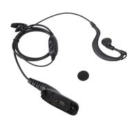 Auriculares con forma de G con micrófono pulsador para radios Motorola XPR APX. Altura ajustable. Audio nítido. Diseño de 1,5 cables. Requiere