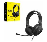 Corsair HS35 v2 Multiplataforma Auriculares con Cable para Juegos - Micrófono Omnidireccional Flexible - Conectividad Universal de 3,5 mm - PC, Mac, PS5, PS4, Xbox, Nintendo Switch, Móvil - Carbón