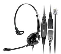Auriculares con micrófono de Control de Volumen y Silencio para Cisco Landline, Auriculares con micrófono de cancelación de Ruido para 6941 7841 7941 7941 7942 7960 7961 7962 7965 8845 8945