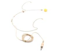 Auriculares con micrófono doble sobre la oreja para conferencias, actuaciones en vivo, teatro, podcasts