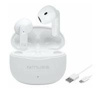 Auriculares MUSE M-270 TWS inalámbricos Bluetooth in-ear resistentes IPX5 Blanco