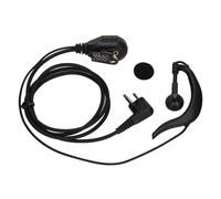 Auriculares con micrófono para radio bidireccional con seguridad inigualable y cable de PU duradero, estilo en forma de G, compatibles con varios