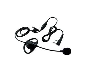Auriculares con micrófono PTT para las series Kenwood TK y LJ