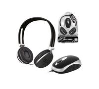 AURICULARES CON MICRÓFONO TRUST 17780 Urban Revolt Night Rider + Ratón Óptico