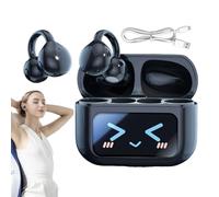 Auriculares con pantalla táctil, auriculares con pantalla | Clip inalámbrico en auriculares inteligentes - Terbiurnos deportivos impermeables AI Translation Earbelling Buds para el viaje de movimiento