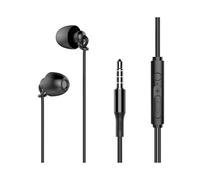 Auriculares con reducción de ruido y micrófono 3,5 mm Auriculares con cable Auriculares para dormir te dan un buen sueño Negro Blanco