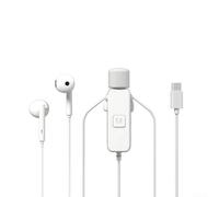 Auriculares con tarjeta de sonido USB C para transmisión en vivo, edición de audio y canto, auriculares portátiles multifunción con micrófono omnidireccional, cable de 1,5 m