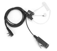 Auriculares con tubo acústico encubierto para walkie-talkies, auricular para radio bidireccional con micrófono, sonido nítido, tapones