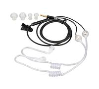 Auriculares con Tubo de Aire, Auriculares Universales con Tubo de Aire Bilateral de 3,5 Mm en la Oreja, Auriculares Antirradiación con Cancelación de Ruido y Sonido Premium, para (Negro)