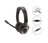 Conceptronic - POLONA02BA auricular y casco Auriculares Alámbrico Diadema Juego Negro