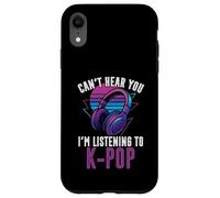 Auriculares Coreano Pop No Te Escucho Estoy Escuchando K-Pop Carcasa para iPhone XR