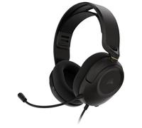 Auriculares Corsair HS35 v3 con cable jack 3,5 mm para gaming, micrófono omnidireccional, color carbón