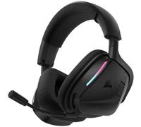 Auriculares Corsair VOID v2 MAX Wireless Gaming Inalámbricos USB-C y Bluetooth con Sonido 7.1 y Microfono Omnidireccional RGB Negro