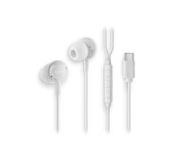 Auriculares Cross Step White NGS - Intraauriculares, Micrófono, Control de volumen, USB-C