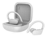 Auriculares Daewoo DW2023 inalámbricos Bluetooth deportivos con estuche de carga blancos