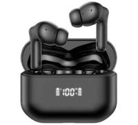 Auriculares Daewoo inalámbricos Bluetooth 5.4 con ANC, ENC, 4 micrófonos, carga rápida y 25h autonomía negros