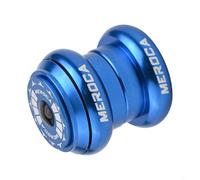 Auriculares de 34 mm para bicicletas de carretera de montaña, diseño de doble rodamiento sin rosca con aleación de aluminio resistente para mayor fiabilidad (azul)