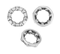 Auriculares de Bicicleta Cojinete de Acero 22 20 16 15 9 7 Bolas BIGE BICICLE Marco DE Bola DE Rueda DE RODAMIENTO Auricular Auricular CAJADO Reemplazo de reemplazo Reemplazo(10 pcs 39.6mm)