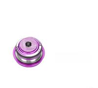 Auriculares de bicicleta de aleación de aluminio mecanizados CNC, piezas de dirección de rodamiento doble sellado para bicicletas de carretera y montaña, compatibles con horquillas cónicas y rectas