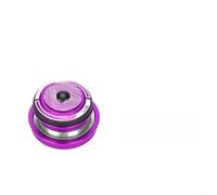 Auriculares de bicicleta de aluminio mecanizado CNC con rodamientos dobles sellados, compatibles con estándares de horquilla generales de 34 mm rectos y 44 55 mm (44-56 mm morado)