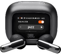 JBL Live Flex 3 Auriculares inalambricos de botón True Wireless con cancelación de ruido adaptable, hasta 50 horas de reproducción, Bluetooth, audio de alta resolución, negro
