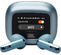 JBL Live Flex 3 Auriculares inalámbricos de botón True Wireless con cancelación de ruido adaptable, hasta 50 horas de reproducción, Bluetooth, audio de alta resolución, azul