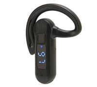 Auriculares de Conducción ósea de un Oído Bluetooth 5.2, Auriculares Inalámbricos de Oído Abierto a Prueba de Agua con Micrófono con Pantalla de Alimentación LED, Carga Tipo C, para Conducción