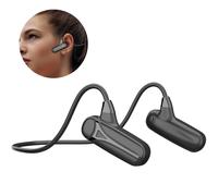 Auriculares de conducción ósea, diseño de oído abierto para una escucha con conciencia ambiental, carga rápida y batería de larga duración,