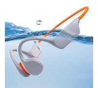 Auriculares de conducción ósea IPX8 impermeables, 32GB de memoria, Bluetooth 5.3, para deportes como correr, nadar y ciclismo con micrófono inalámbrico