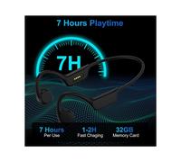 Auriculares de Conducción Ósea para Natación, Auriculares Inalámbricos Impermeables IPX8 5.4, Auriculares Abiertos Subacuáticos