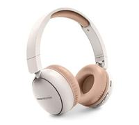 Auriculares de diadema bluetooth energy sistem radiocolor crema