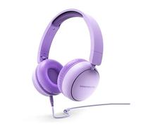Energy Sistem - Auriculares de Diadema (Plástico 100% Reciclado, Cable extraíble, Micrófono, Asistente de Voz) - Blanco (Lavender)