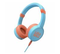 Energy Sistem LOL&Roll Pop Kids Auriculares con Cable para niños (Music Share, Cable de Audio extraíble, Volumen máximo de 85 dB, Micrófono)- Azul