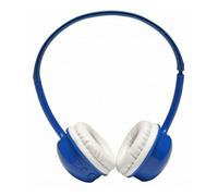 Auriculares de diadema plegables con bluetooth denver electronics bth-150 250 mah - azul