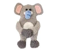 Auriculares de dibujos animados, bolso de punto | Lindo animal auricular lindo | Caricatura de peluche Animal Doll Cubierta del protector del dinero para el ornamo, gris, Se référer au descriptif