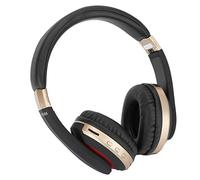 Auriculares de Dientes Auriculares Montados en la Cabeza Auriculares para Jugar, Auriculares Estéreo Inalámbricos para Jugar Mh7, Auriculares (Gold)