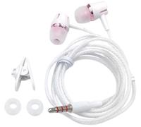 Auriculares de diseño para iPhone de 13 pulgadas con micrófono Reglage Kit manos libres auriculares universales Jack (rosa)