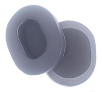 Auriculares de gel de repuesto para Audio-Technica ATH-MSR7 y M50X - Almohadillas de piel de proteína con infusión de gel refrescante, diseño de esponja transpirable, color negro (paquete de 2)